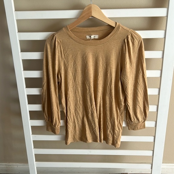 NWT Madewell AVRINA Top in Toffee Color - Picture 4 of 13